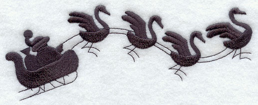 Santa Claus and His Flamingos