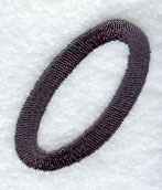 Sleek & Modern Lower Case o - 3 Inch