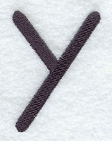 Sleek & Modern Lower Case y - 3 Inch