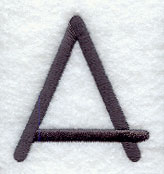Sleek & Modern Capital Letter A - 3 Inch