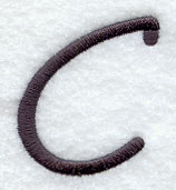 Sleek & Modern Capital Letter C - 3 Inch