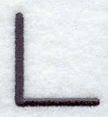 Sleek & Modern Capital Letter L - 3 Inch