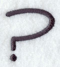 Sleek & Modern Punctuation Question Mark - 3 Inch