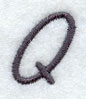 Sleek & Modern Capital Letter Q - 3 Inch