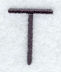 Sleek & Modern Capital Letter T - 3 Inch