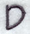 Sleek & Modern Capital Letter D - 3 Inch