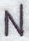 Sleek & Modern Capital Letter N - 3 Inch