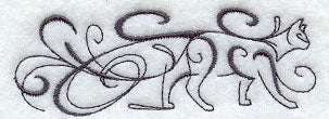 Inky Cat Border