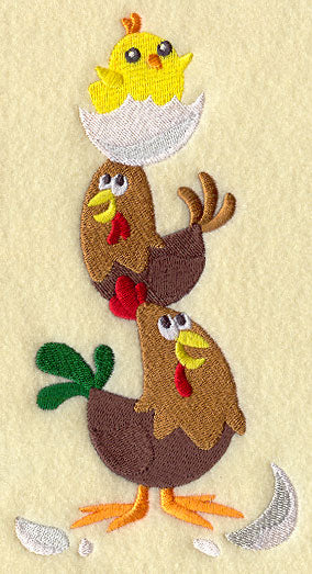 Cluck of Chickens Stack