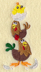 Cluck of Chickens Stack