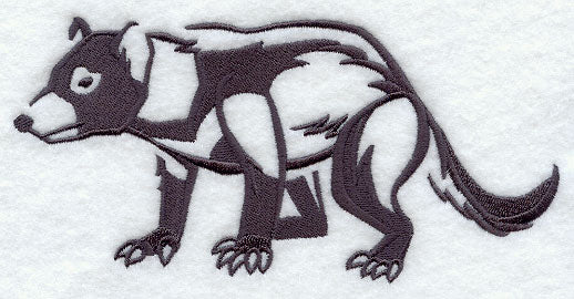 Australian Silhouette Tasmanian Devil