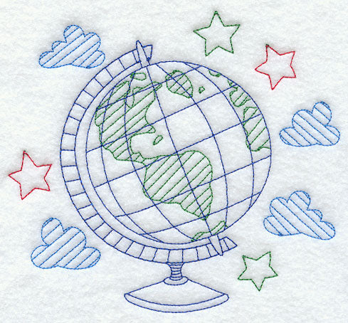 Globe and Stars
