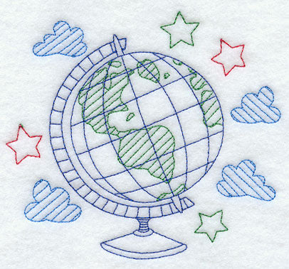 Globe and Stars