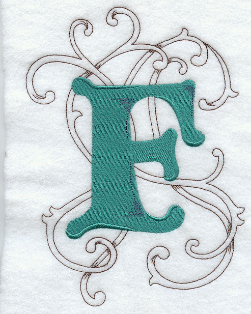 Wild Side Letter F - 8 1/2 Inch