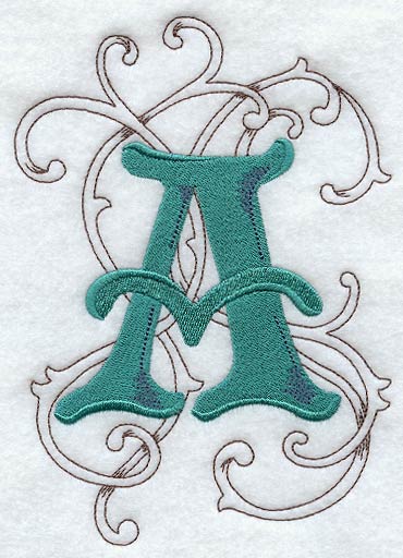 Wild Side Letter A - 8 1/2 Inch