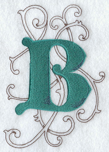 Wild Side Letter B - 8 1/2 Inch