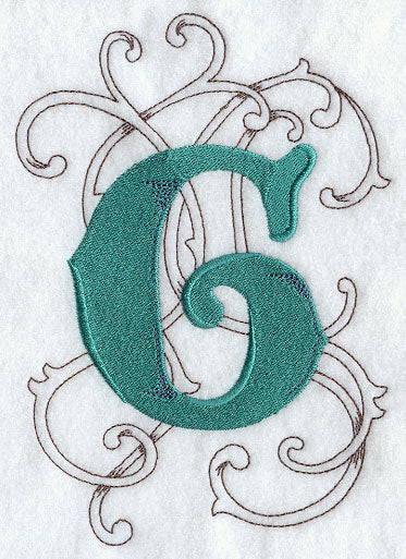 Wild Side Letter G - 8 1/2 Inch