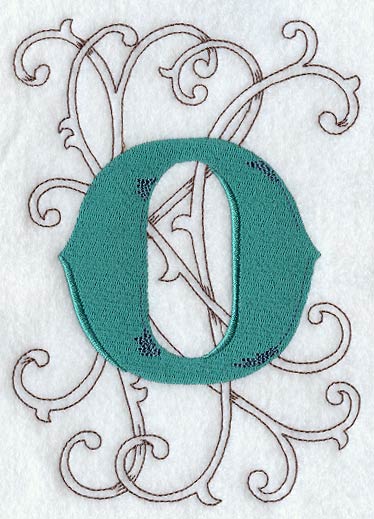 Wild Side Letter O - 8 1/2 Inch