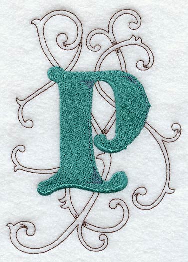 Wild Side Letter P - 8 1/2 Inch