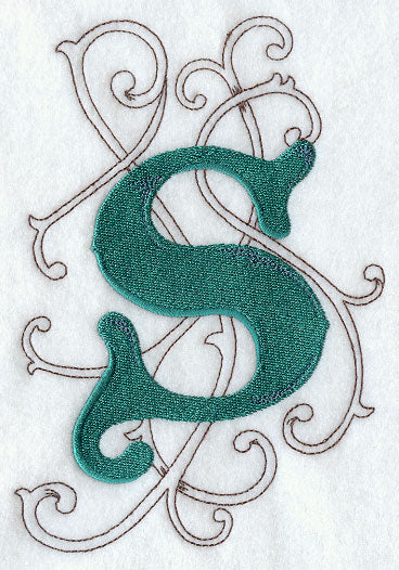 Wild Side Letter S - 8 1/2 Inch