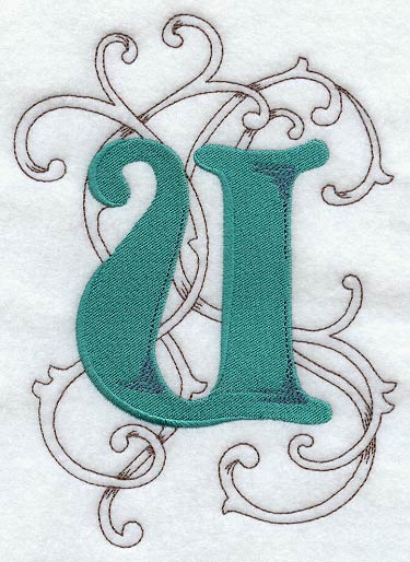 Wild Side Letter U - 8 1/2 Inch