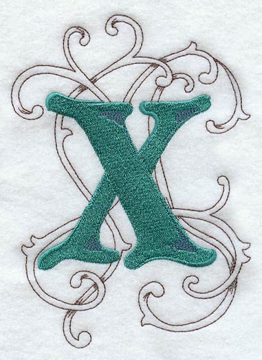 Wild Side Letter X - 8 1/2 Inch