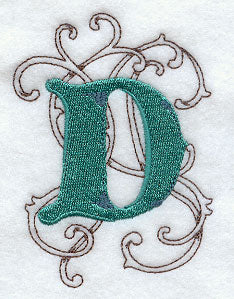 Wild Side Letter D - 8 1/2 Inch