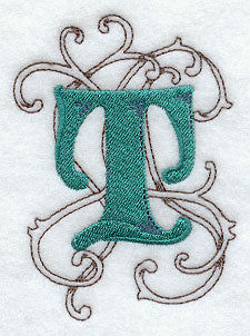 Wild Side Letter T - 8 1/2 Inch