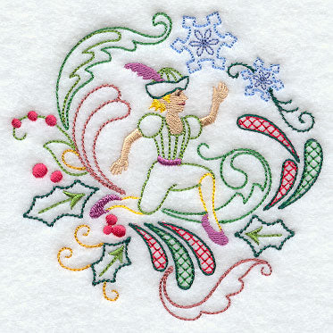 Jacobean Christmas - Tenth Day (Vintage)