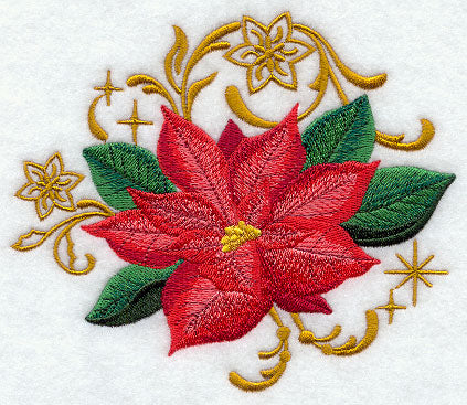 Christmas Poinsettia with Echoes