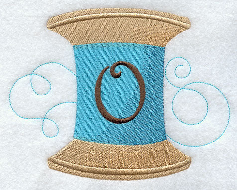Spool of Thread Letter O - 4.85 Inch