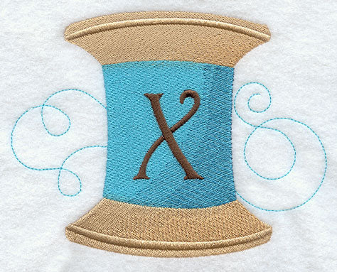 Spool of Thread Letter X - 4.85 Inch