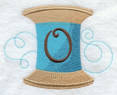 Spool of Thread Letter O - 4.85 Inch