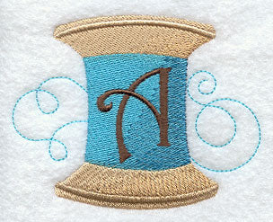 Spool of Thread Letter A - 4.85 Inch