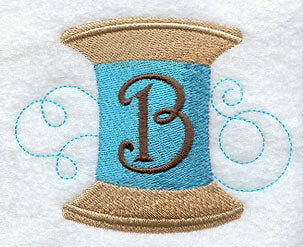 Spool of Thread Letter B - 4.85 Inch