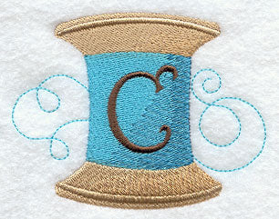 Spool of Thread Letter C - 4.85 Inch