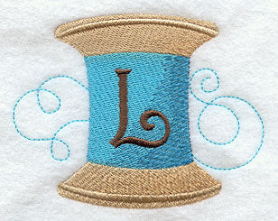 Spool of Thread Letter L - 4.85 Inch