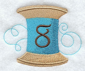 Spool of Thread Number 8 - 4.85 Inch