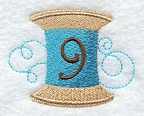 Spool of Thread Number 9 - 4.85 Inch