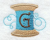 Spool of Thread Letter G - 4.85 Inch