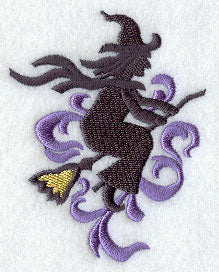 Halloween Filigree Witch