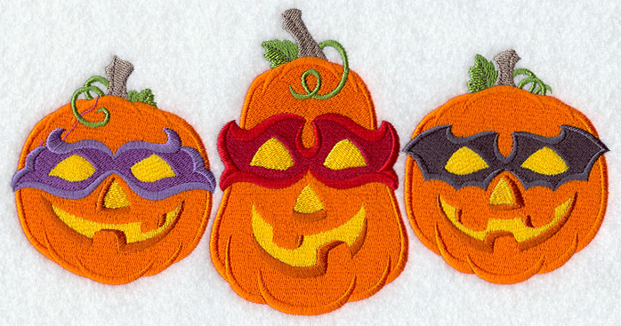 Pumpkin Masquerade Trio