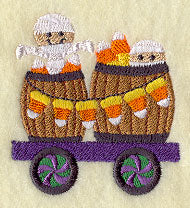 Trick-or-Treat Train - Mummies & Candy Corn