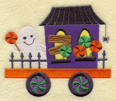 Trick-or-Treat Train - Ghost Caboose