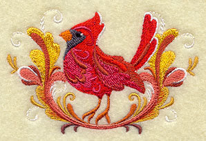 Rosemaling Cardinal