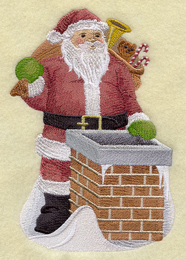 Santa and Chimney