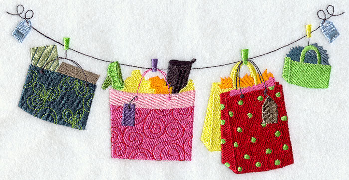 Shopping Bag Clothesline
