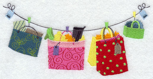 Shopping Bag Clothesline