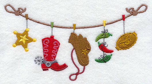 Country and Western Clothesline