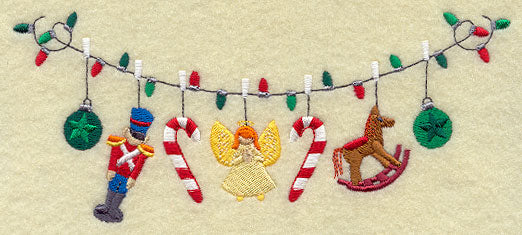 Christmas Ornament Clothesline